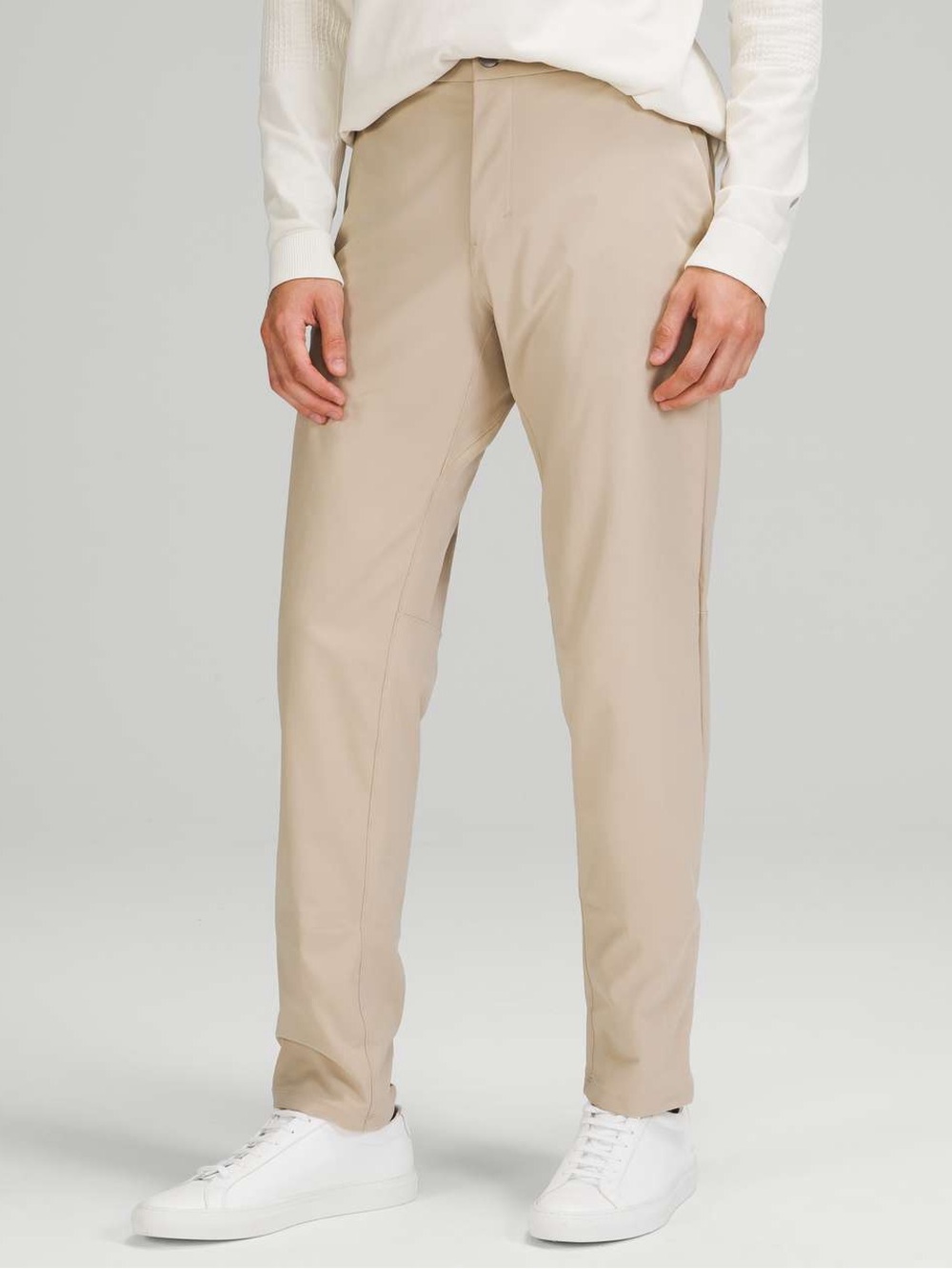 Lululemon Commission Pant Classic Warpstreme Khaki M5AEYS Mens Sz. 36